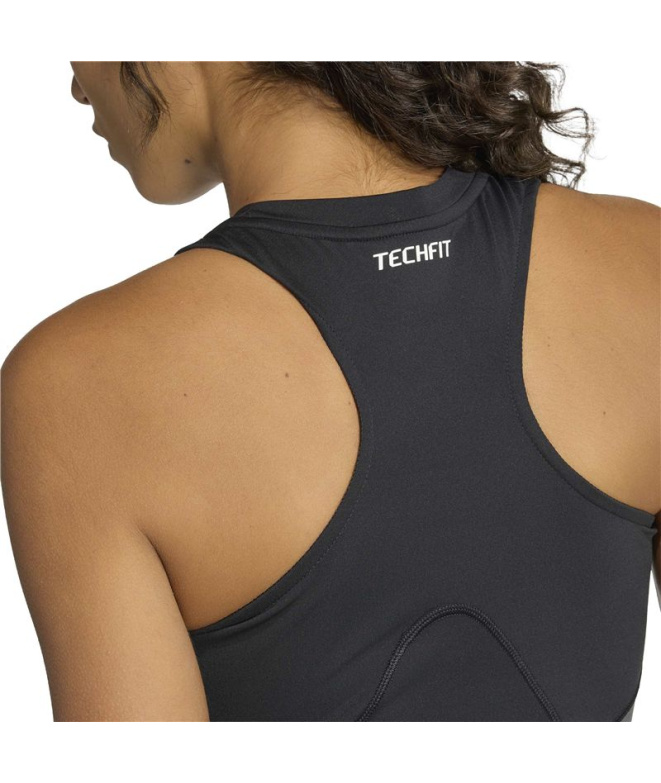 T-shirt Fitness Femme adidas TF CB Noir/Carbone