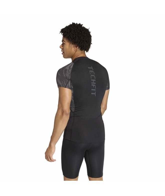 Camiseta Fitness Homem adidas Techfit Aop...