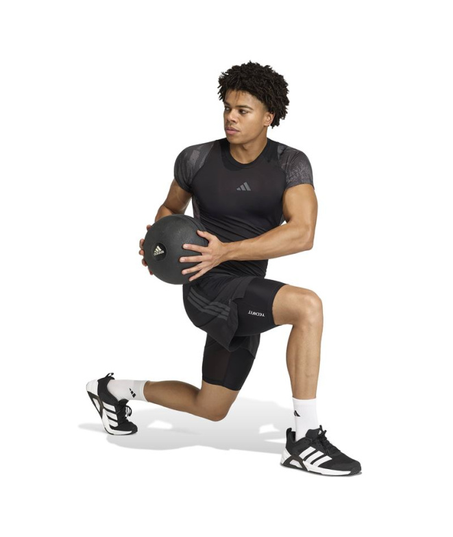 Camiseta Fitness Homem adidas Techfit Aop...