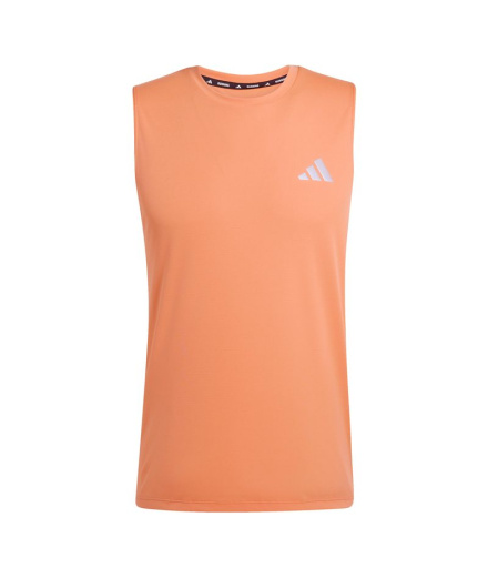 Camiseta Tirantes de Running adidas Run Ess Hombre Naranja