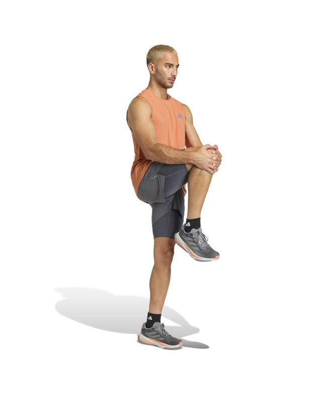 T-shirt Running orange adidas Run Ess pour Homme