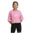 Camiseta de Fitness adidas Future Icons Cropped Niña St Tropic Bloom Rosa