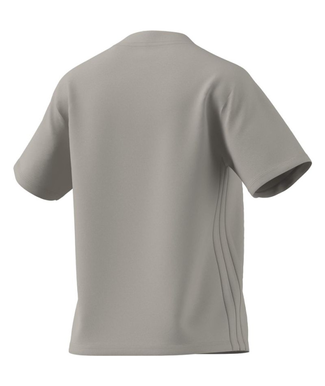 T-shirt bleu adidas 3Stripes Sj Femme