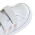 Chaussures Enfant adidas Grand Court 3.0 Bubble CF blanches/roses