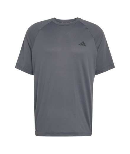T-shirt Fitness adidas Techess Homme en carbone.