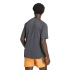 T-shirt Fitness adidas Techess Homme en carbone.