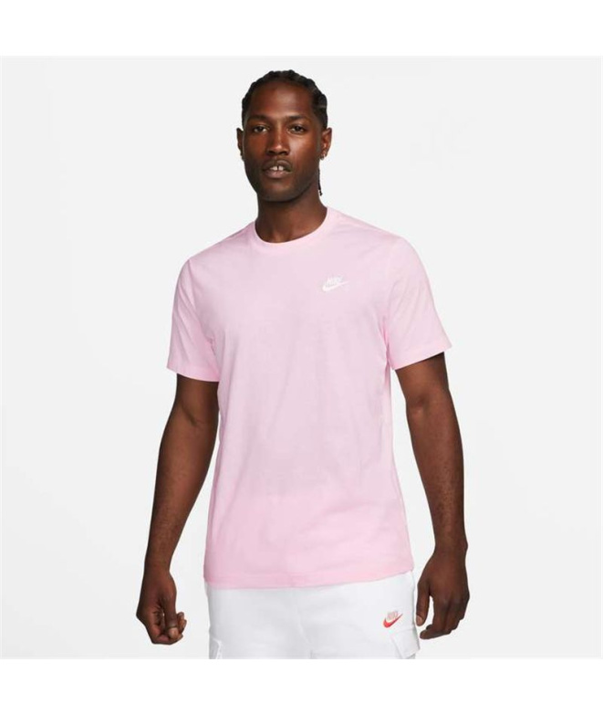 T-shirt rouge Nike NSW Club Homme