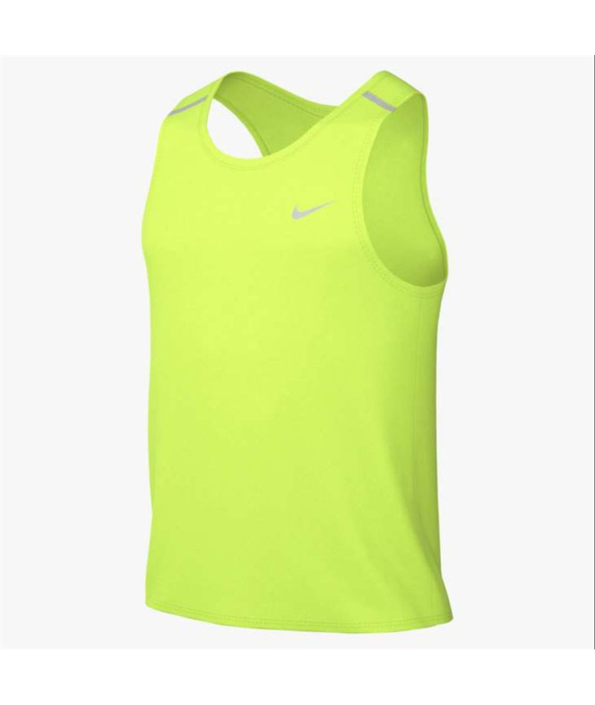 T-shirt Running Nike DF Miler Homme jaune