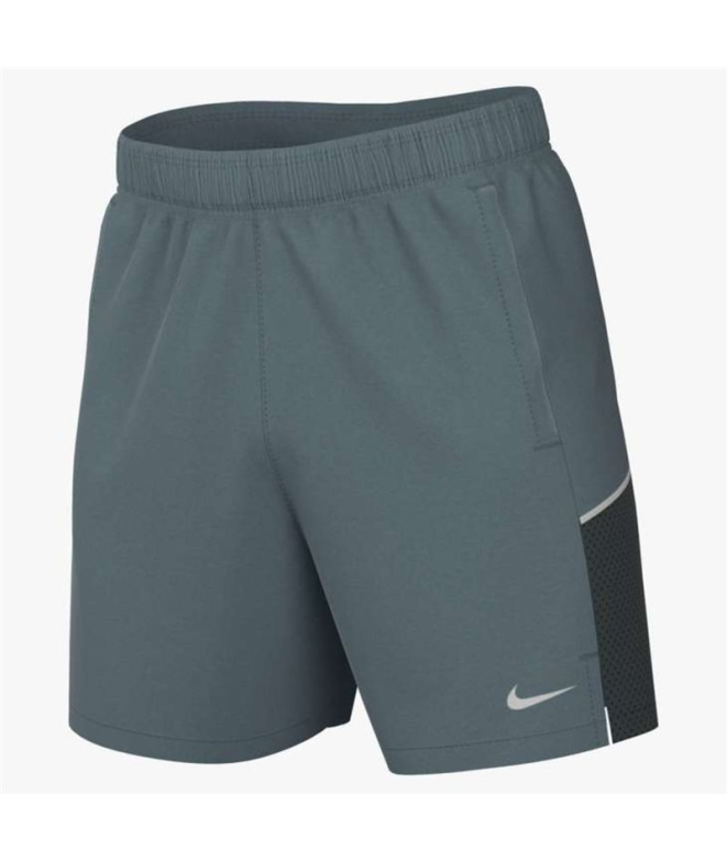 Calça Running Homem Nike DF Miler 7UL, cor verde.