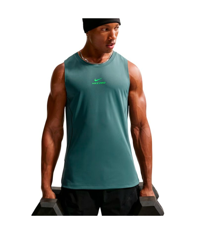 Camiseta Futebol Nike Np Df Npt verde Homem