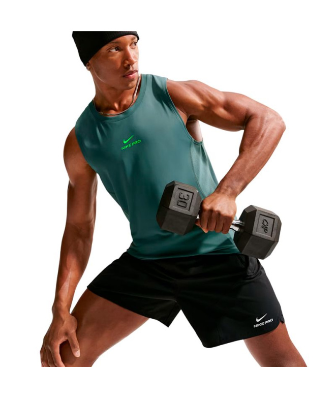 Camiseta Futebol Nike Np Df Npt verde Homem
