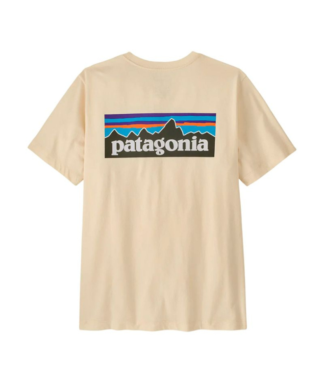 T-shirt homme Patagonia P-6 Logo Homme non teint