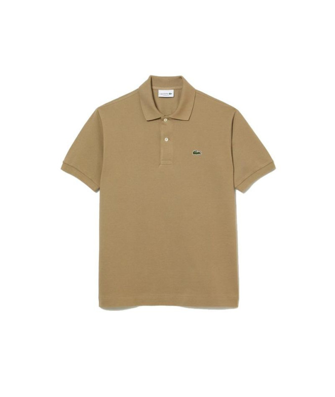 Polo Lacoste Fit L.12.12 Marron Homme