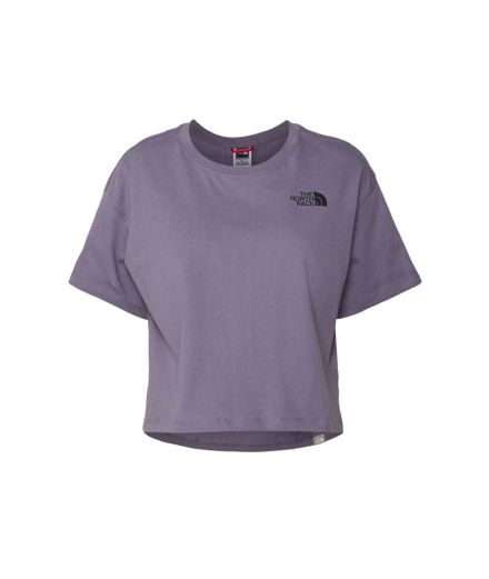 Camiseta Mulher cropped The North Face Simple Dome roxa