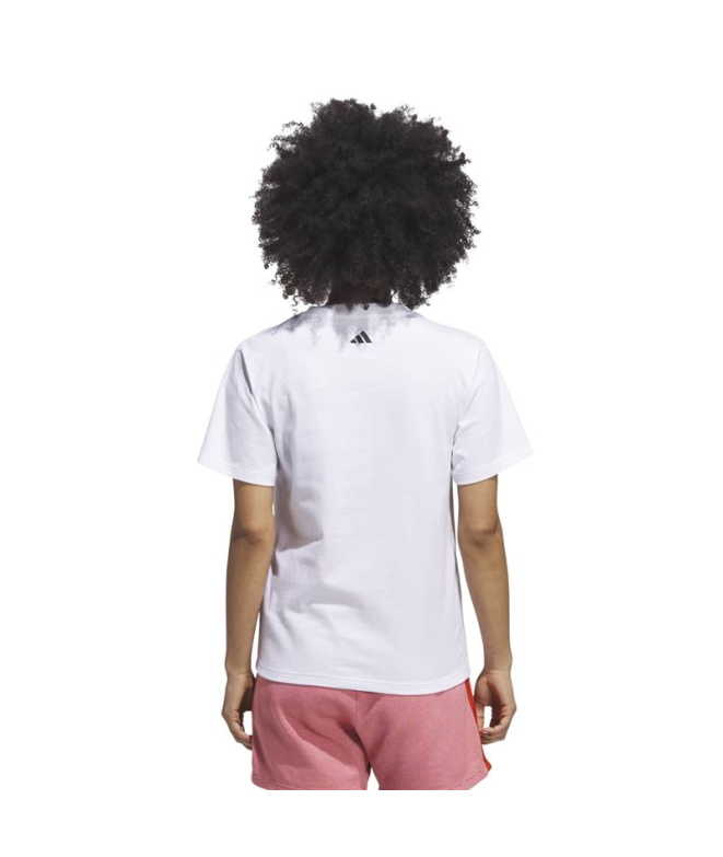 Camiseta branca Mulher adidas Farmmkt