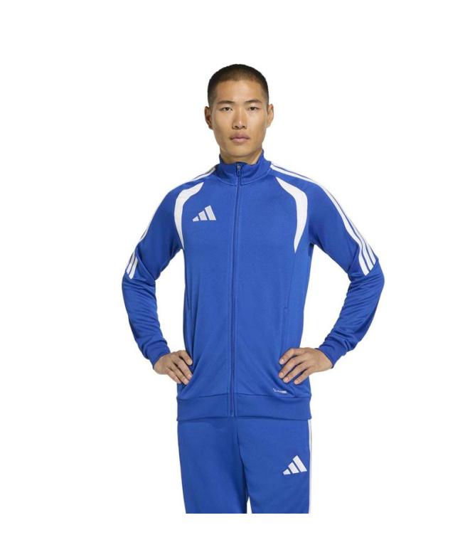 Casaco Futebol Homem adidas Tiro26L TR azul/branca