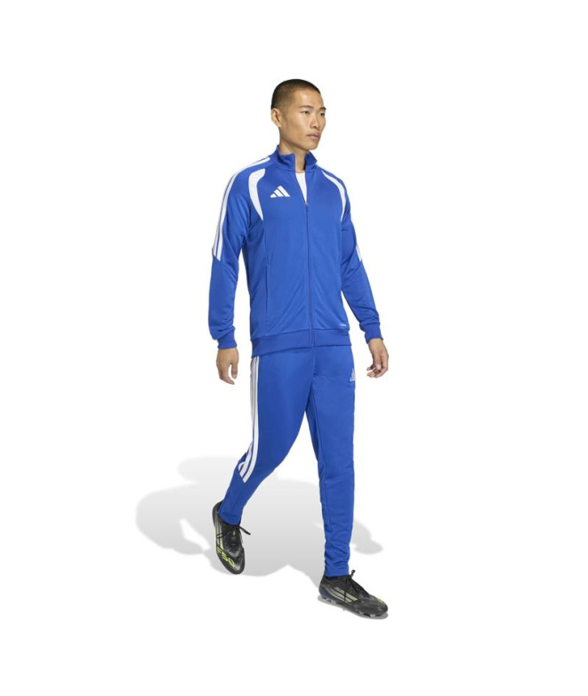 Casaco Futebol Homem adidas Tiro26L TR azul/branca