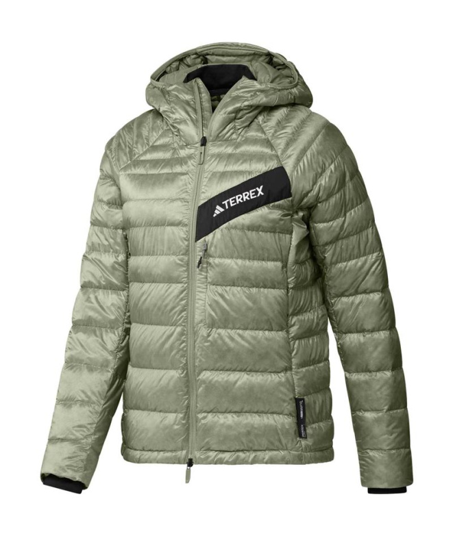 Casaco Mulher adidas Trek Down Montanha verde