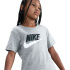 Camiseta Nike Nsw Tee Futura Hbr Infantil Gris