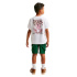 Camiseta Infantil Nike Nsw Tee M90 Swoosh Sounds branca