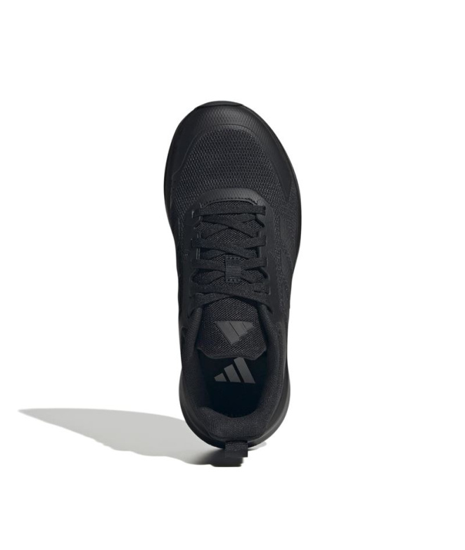 Chaussures noires adidas Fortarun 4.0 Enfant
