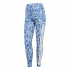 Malhas Leggings Mulher adidas Farm Fitness , cor Marosc/Branco/Talco