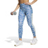 Malhas Leggings Mulher adidas Farm Fitness , cor Marosc/Branco/Talco