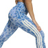 Collants Leggings Fitness adidas Farm Femme , marron/blanc/talc