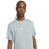 Camiseta adidas 3 Bandas Sj Hombre Sama/Blanco