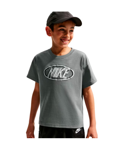 T-shirt Nike NSW Tee M90 Club Xpress Enfant , gris
