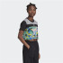 Camiseta adidas Preto cortado Mulher