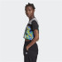 Camiseta adidas Cropped negro Mujer