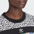 Camiseta adidas Preto cortado Mulher