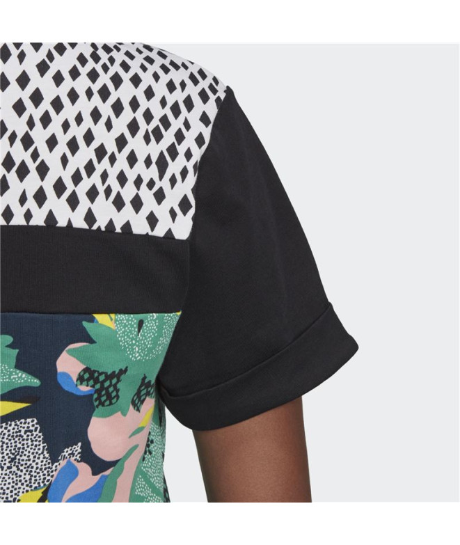 T-shirt adidas Coupe courte noire Femme