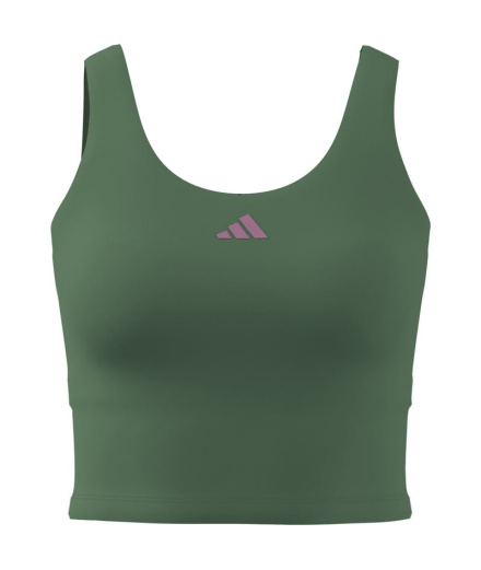 Camiseta Tirantes de Fitness adidas 3Ss Tank Mujer Verde