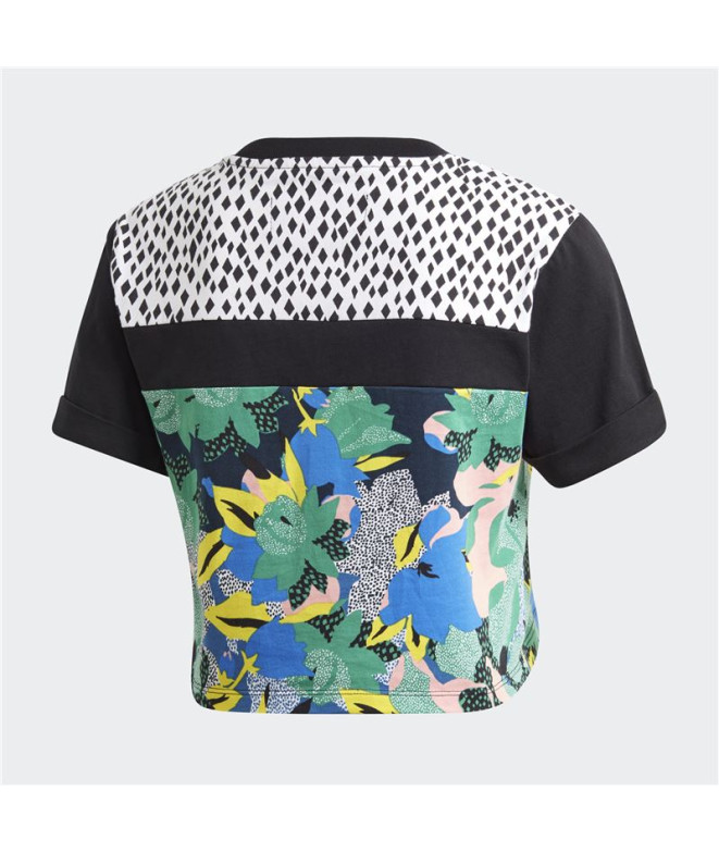 T-shirt adidas Coupe courte noire Femme