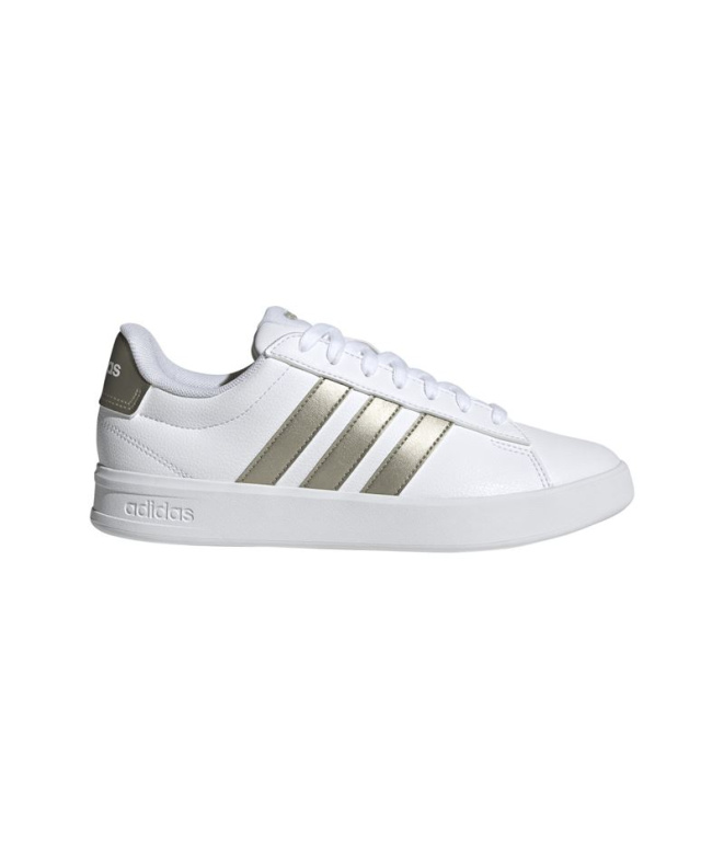 Chaussures adidas Grand Court 3.0 Femme blanc/or