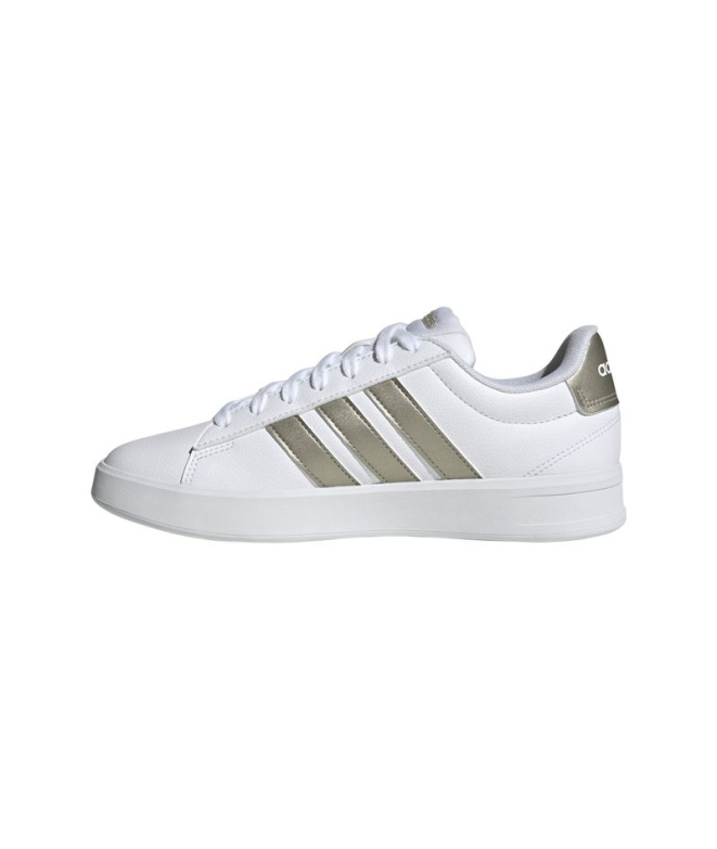 Chaussures adidas Grand Court 3.0 Femme blanc/or