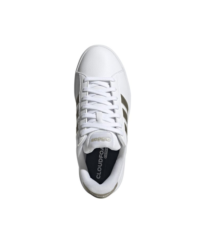 Chaussures adidas Grand Court 3.0 Femme blanc/or