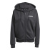 Veste adidas Linear Ft Fz HD Femme noir et blanc