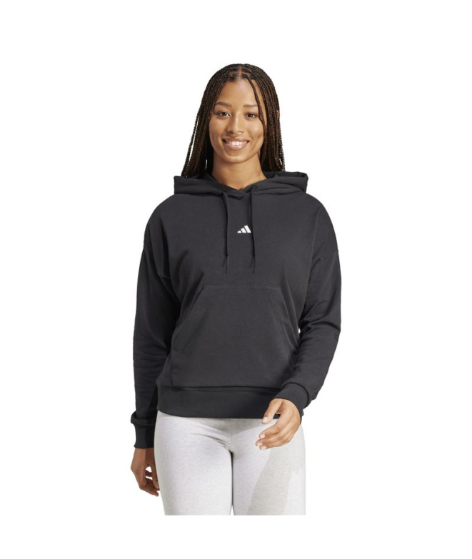 Sweat adidas SL FT HD Femme noir et blanc