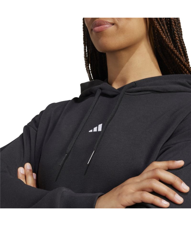 Sweat adidas SL FT HD Femme noir et blanc