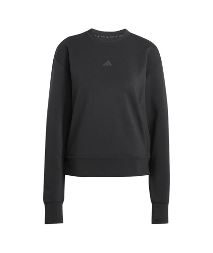 Sweat Fitness adidas D4T Knit Crew Femme noir