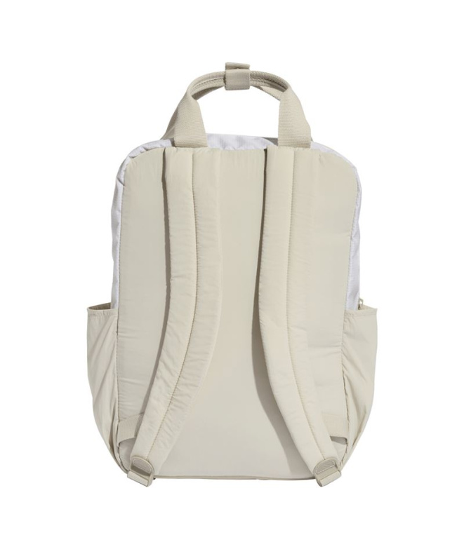 Sac à dos d'été classique Adidas beige/blanc