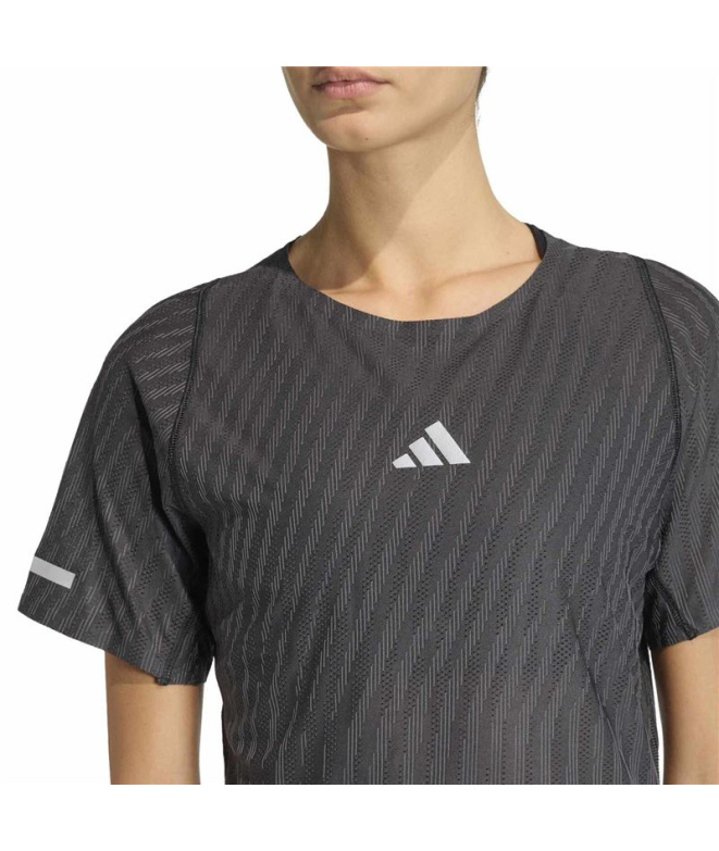 Camiseta Running Mulher adidas Adi365 Co preta