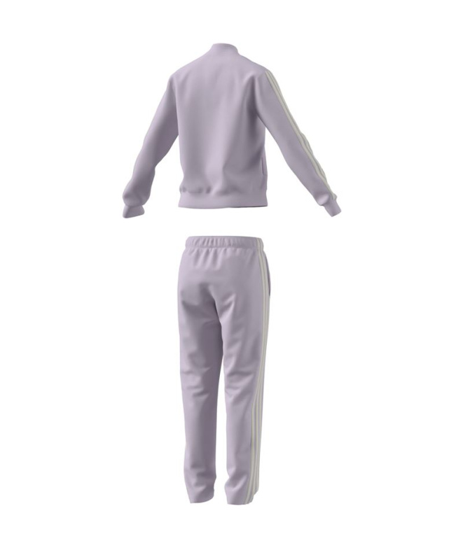 Chandal adidas Ess 3 Bandas Ts Mujer Lila/Blanco