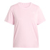 Camiseta Mulher adidas We Min Crew Fitness rosa.