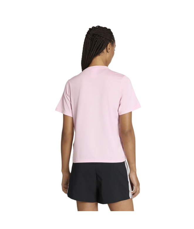 Camiseta de Fitness adidas We Min Crew Mujer Rosa
