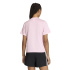 Camiseta Mulher adidas We Min Crew Fitness rosa.