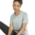 Camiseta Mulher adidas 3-Stripes Crew Fitness , Sama/Branca